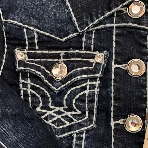 Cropped bling jacket - Picture 3 of 16